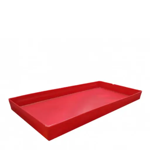 [050836] Cubeto de retención de polietileno 18 litros - Dim.: 820x420x70h mm - Rojo