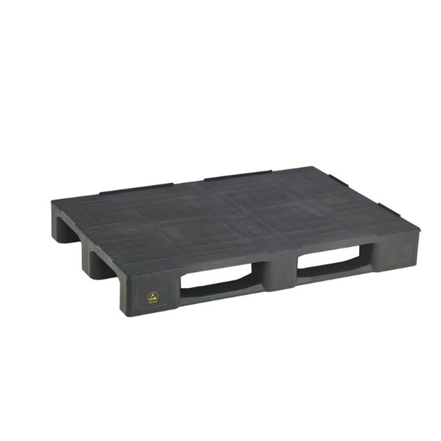 [041203] Palet plástico con protección ESD - Dim.: 1200x800x150h mm - Negro