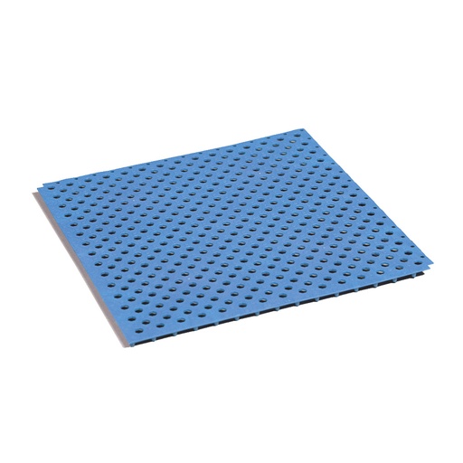 [000953] Loseta plástica blanda Suplast con superficie perforada - Dim.: 333x333x9h mm - Azul