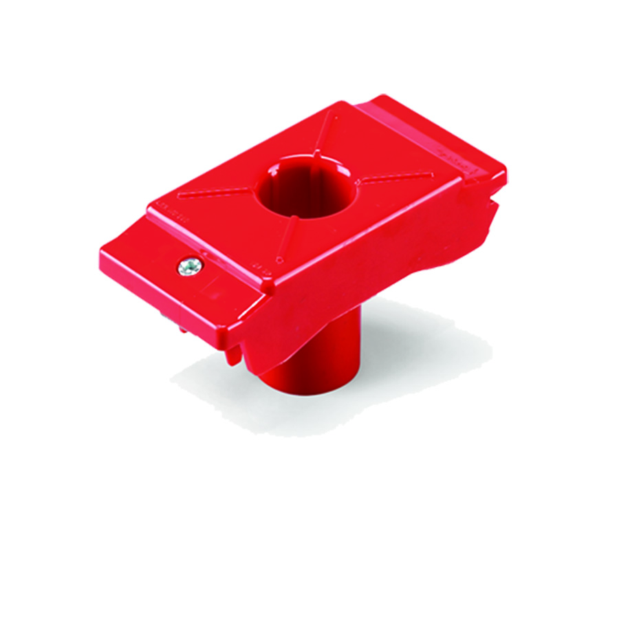 [002950] Pack de 7 soportes de plástico porta cono VDI 30 - Dim.: 65x138x76h mm - Rojo