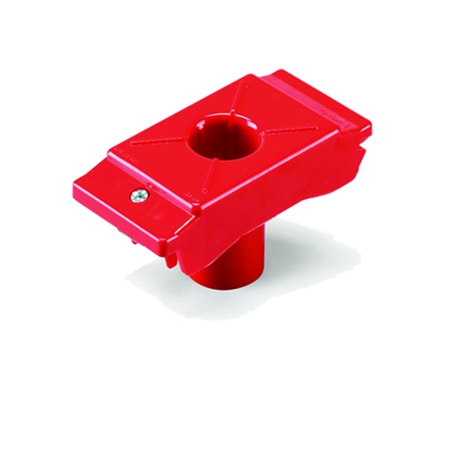 [002950] Pack de 7 soportes de plástico porta cono VDI 30 - Dim.: 65x138x76h mm - Rojo