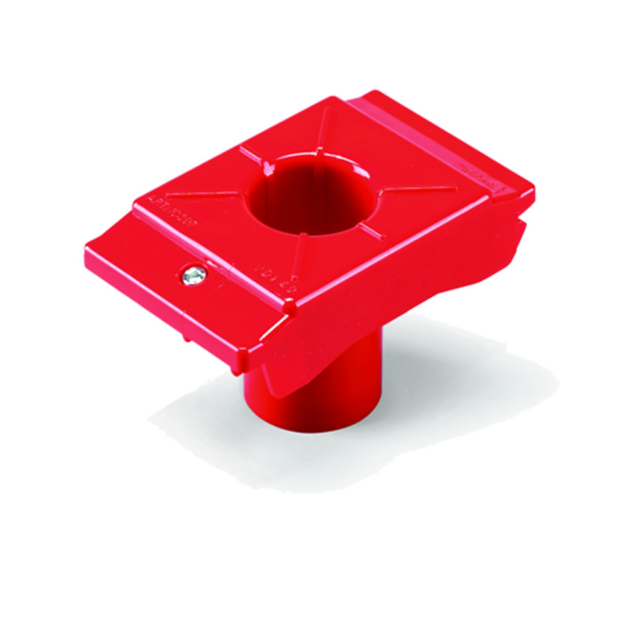 [002951] Pack de 5 soportes de plástico porta cono VDI 40 - Dim.: 83x138x84h mm - Rojo