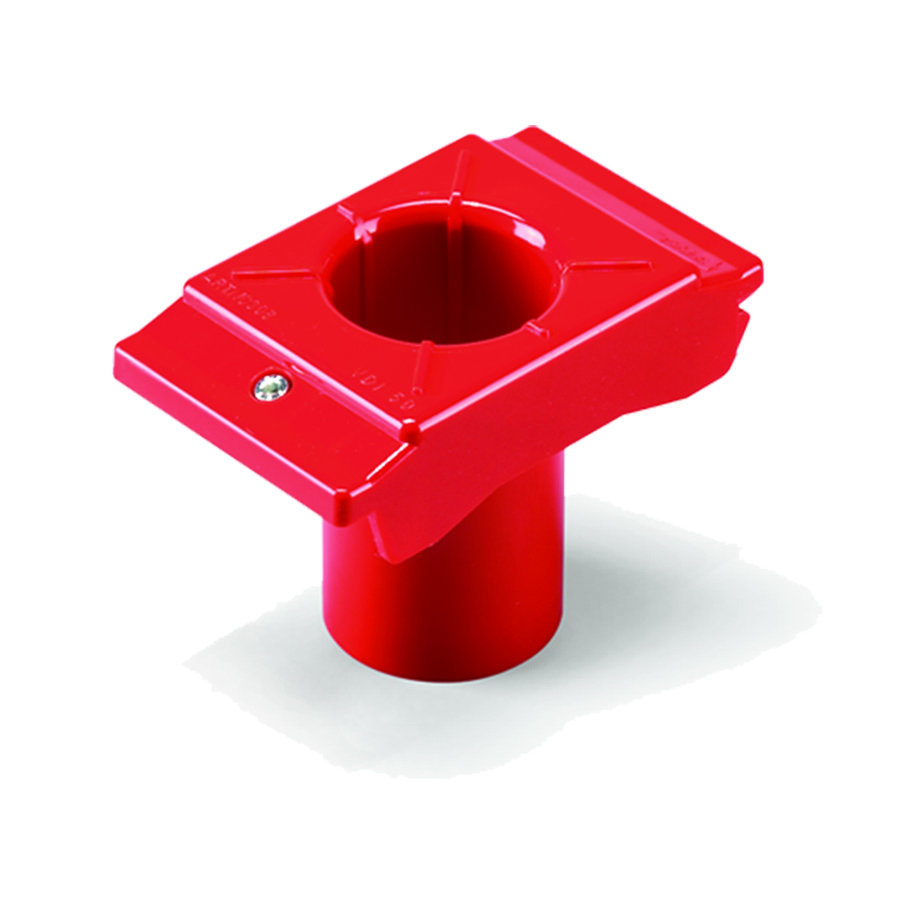 [002952] Pack de 5 soportes de plástico porta cono VDI 50 - Dim.: 83x138x99h mm - Rojo