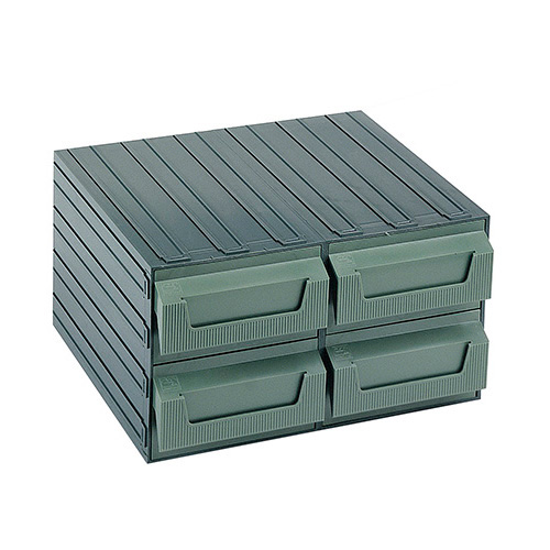 [003737] Cajonera plástica serie Servo con 4 cajones - Dim.: 360x325x200h mm - Verde