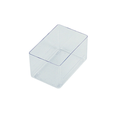 [003776] Cubeta divisora interna plástica serie Vision - Dim.: 58x84x48h mm - Transparente