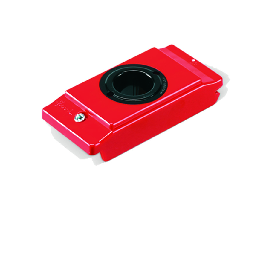 [006525] Pack de 7 soportes de plástico porta cono HSK A40-B50 - Dim.: 64x138x30h mm - Rojo