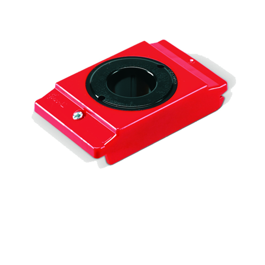 [006526] Pack de 5 soportes de plástico porta cono HSK A50-B63 - Dim.: 82x138x30h mm - Rojo