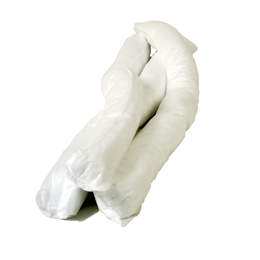 [009277] Pack de 20 tubulares absorbentes para aceites - Dim.: ø80x1200 mm - Blanco