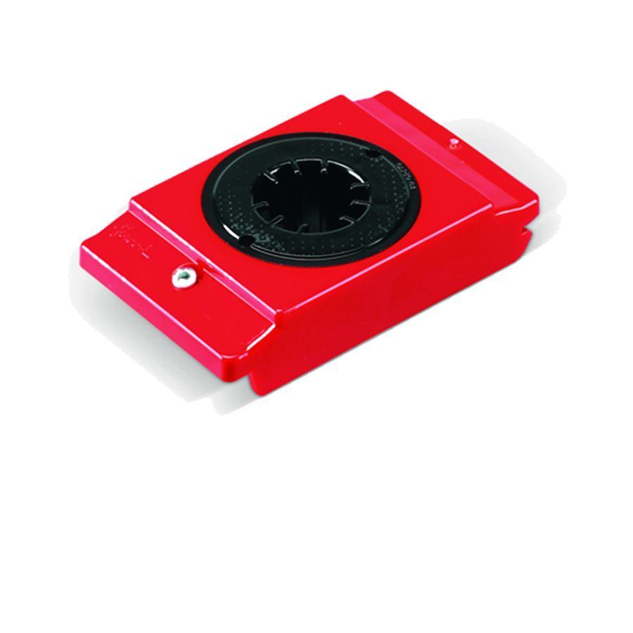 [011828] Pack de 5 soportes de plástico porta cono CAPTO 4 - Dim.: 82x138x40h mm - Rojo