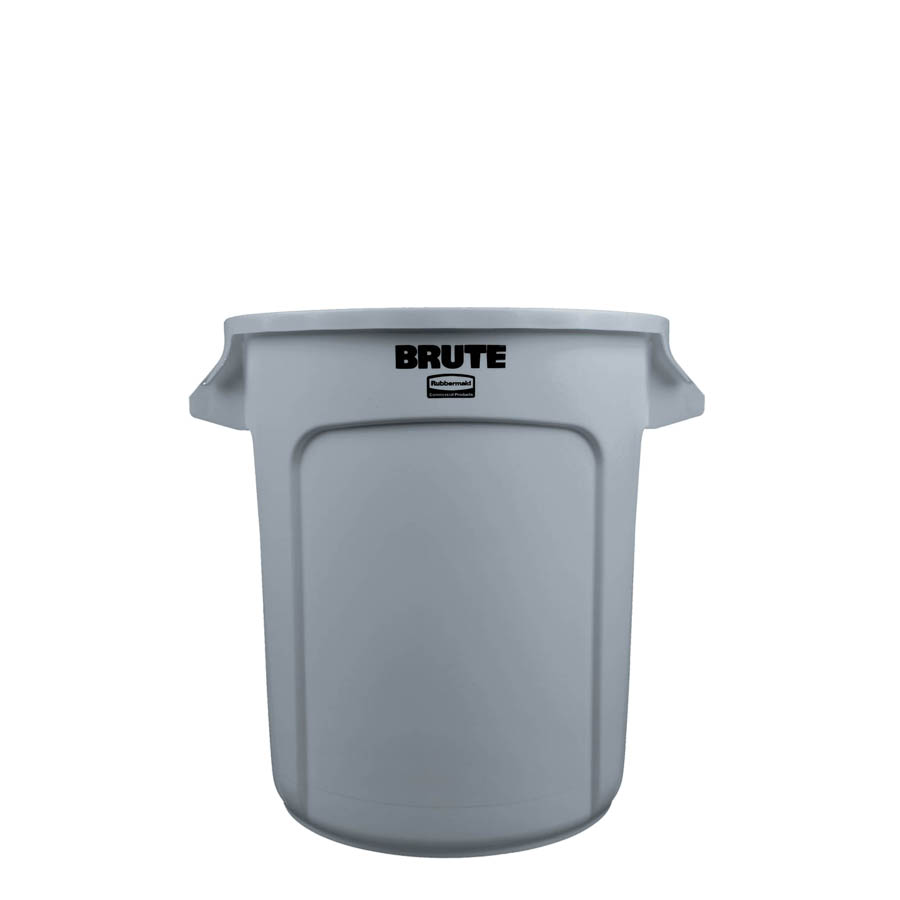 [012250] Contenedor plástico BRUTE de 37,9 lts. para recogida de basuras - Dim.: Ø 397x435h mm - Gris 