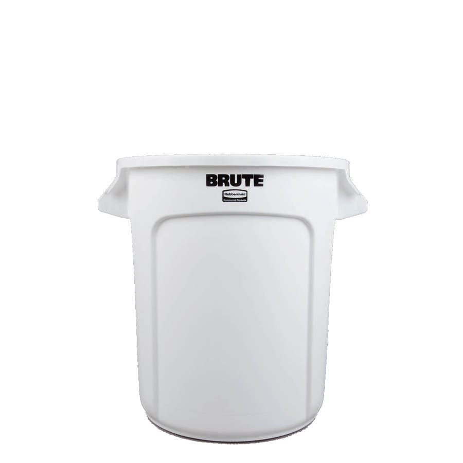 [012251] Contenedor plástico BRUTE de 37,9 lts. para recogida de basuras - Dim.: Ø 397x435h mm - Blanco