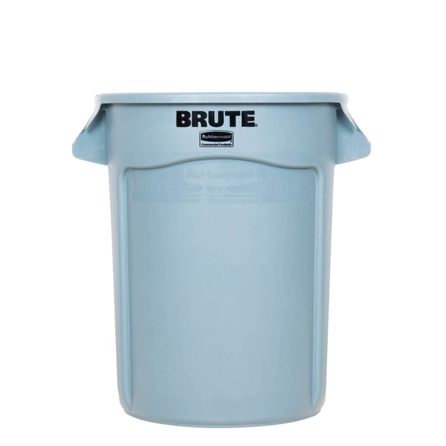 [012254] Contenedor plástico BRUTE de 121,1 lts. para recogida de basuras - Dim.: Ø 559x692h mm - Gris
