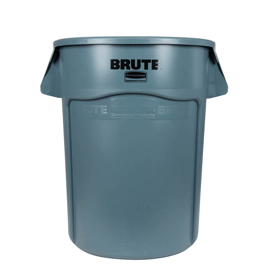 [012256] Contenedor plástico BRUTE de 166,5 lts. para recogida de basuras - Dim.: Ø 610x800h mm - Gris