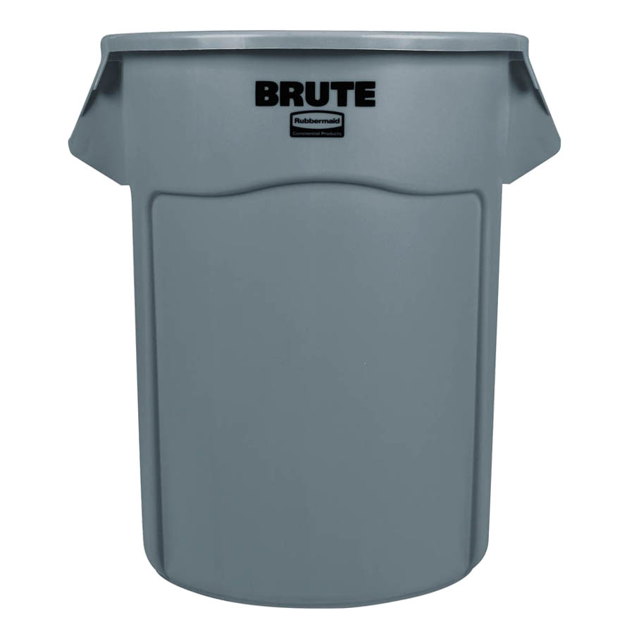 [012258] Contenedor plástico BRUTE de 208,2 lts. para recogida de basuras - Dim.: Ø 673x838h mm - Gris