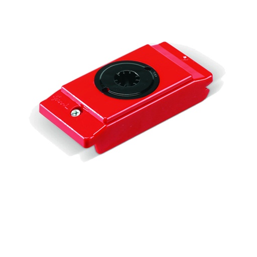 [013241] Pack de 7 soportes de plástico porta cono CAPTO 3 - Dim.: 64x138x40h mm - Rojo