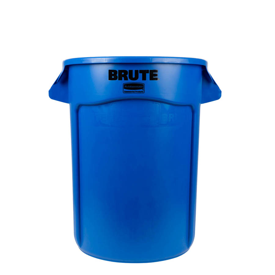 [013287] Contenedor plástico BRUTE de 121,1 lts. para recogida de basuras - Dim.: Ø 559x692h mm - Azul