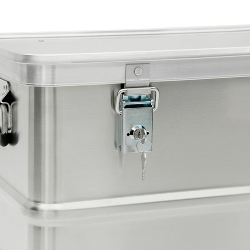 [014548] Par de cerraduras metálicas con bombín y juego de 2 llaves