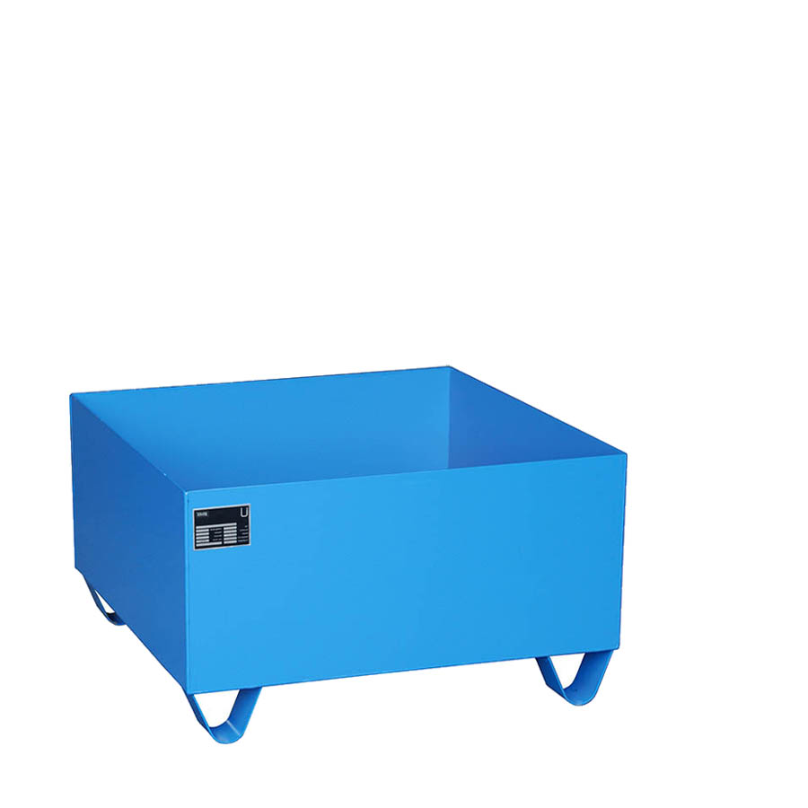 [014614] Cubeto de retención sin rejilla - Dim.: 800x800x465h mm - Acero pintado