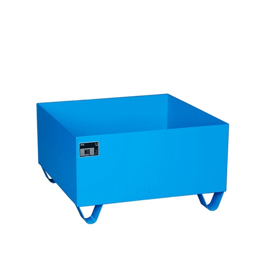 [014614] Cubeto de retención sin rejilla - Dim.: 800x800x465h mm - Acero pintado