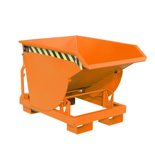 [014641] Contenedor metálico basculante estándar de 0,3 m³ - Dim.: 1160x820x825h mm - naranja ral 2000