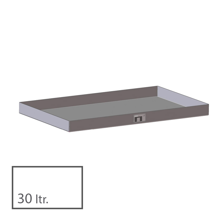 [014690] Cubeta colectora 30 l - Dim.: 1000x600x70h mm - acero galvanizado