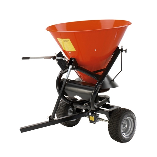 [014712] Diseminador de sal, gravilla o arena mediante carretilla elevadora - Capacidad 105 lts. - Rojo ral 3000
