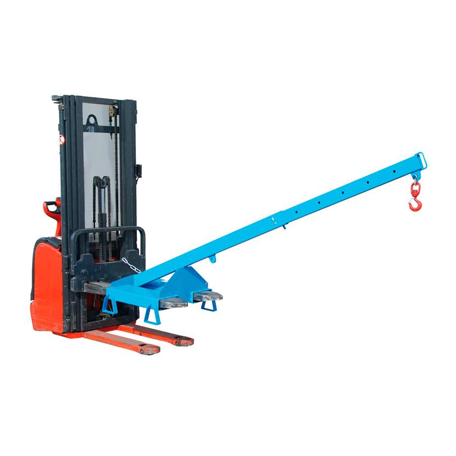 [014713] Brazo con gancho para carga y elevación mediante carretilla y apilador - Dim.: 610x1600x310h mm - Acero pintado