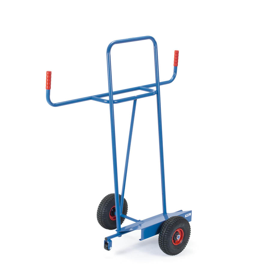 [014880] Transportador rodador de planchas y paneles - Dim. Plataforma 500x200 mm - Azul Ral 5007