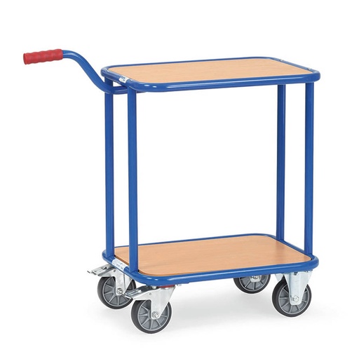 [014932] Base rodante porta cajas con tirador - Dim. plataforma 600 x 450h mm - Azul Ral 5007