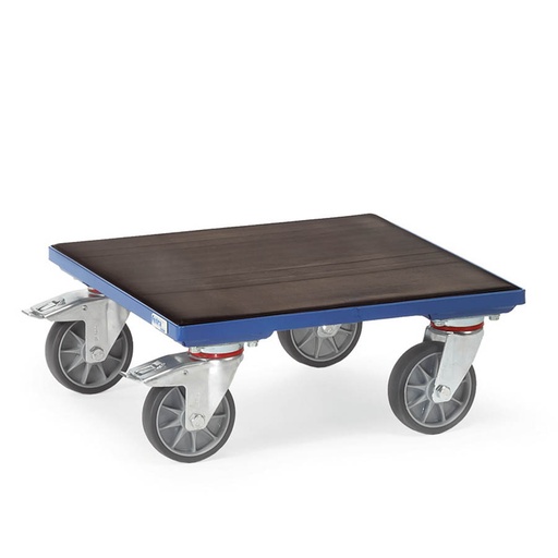 [014933] Base rodante para cajas - Dim. plataforma 500 x 500 x 201h mm - Azul Ral 5007