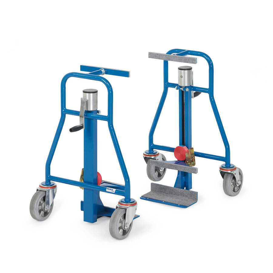 [014988] Par de elevadores rodadores para muebles - Dim. 600x390x800h mm - Azul ral 5007