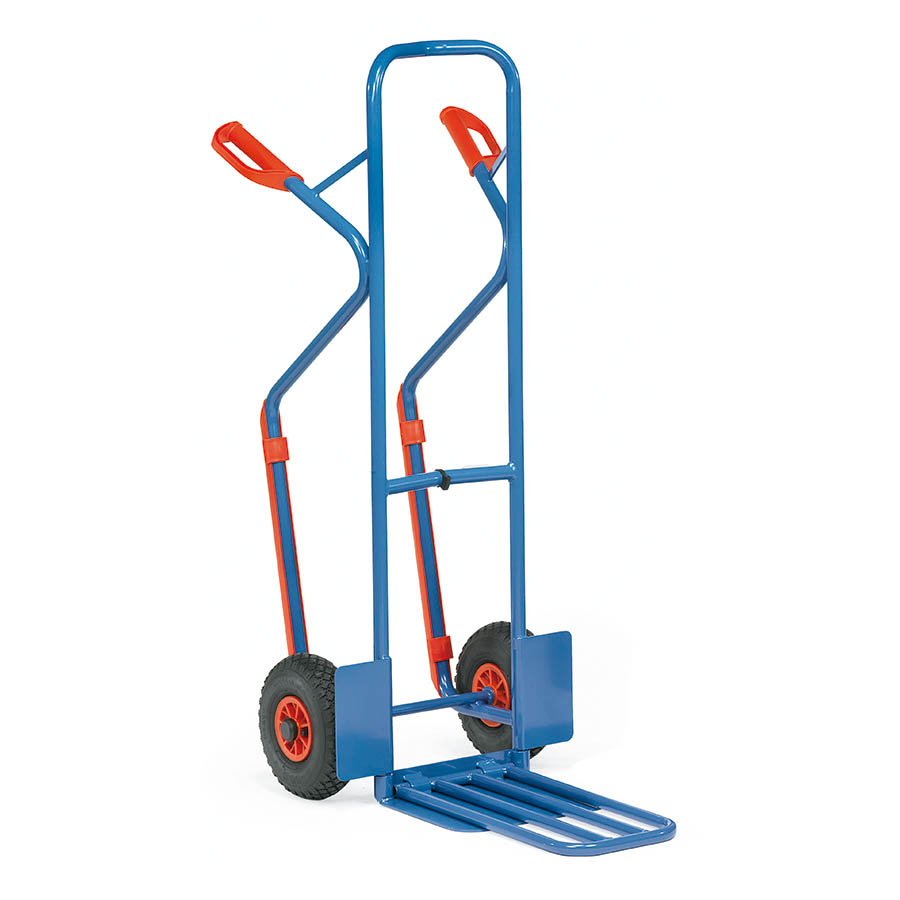 [015050] Carretilla de mano de acero con pala plegable - Dim. pala 500 x 250 mm - Azul ral 5007