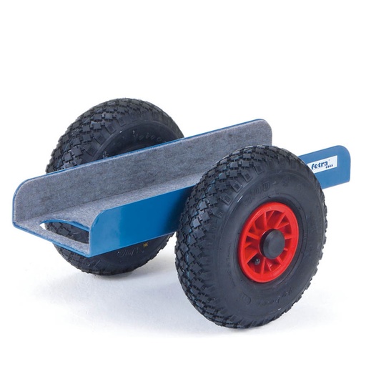 [015055] Transportador rodador de planchas y paneles - Dim. Plataforma 500x150 mm - Azul Ral 5007