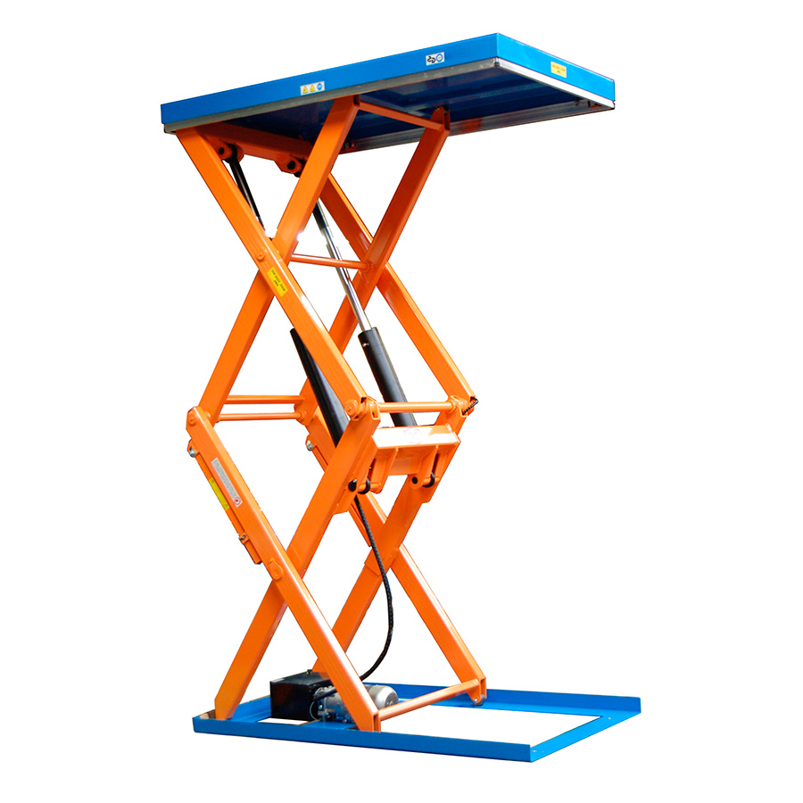 [015169] Mesa elevadora electrohidráulica de doble tijera - Carga: 2000 kg - Dim. plataforma: 2000x1200 mm