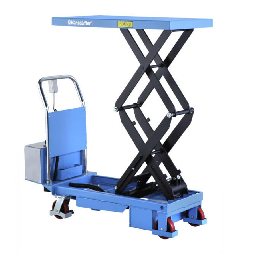 [015339] Mesa elevadora rodante - Traslación manual y elevación electrohidráulica - Carga 350 kg