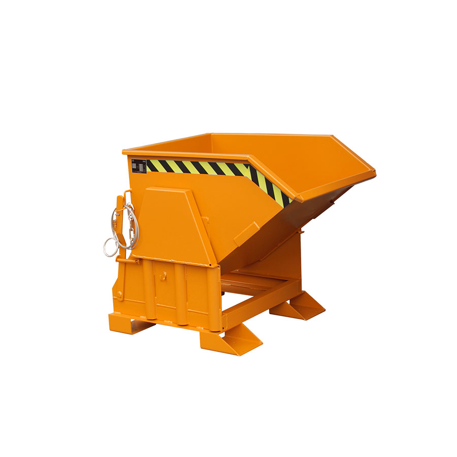 [015566] Contenedor metálico basculante estándar de 0,3 m³ - Dim.: 1170x850x945h mm - naranja ral 2000