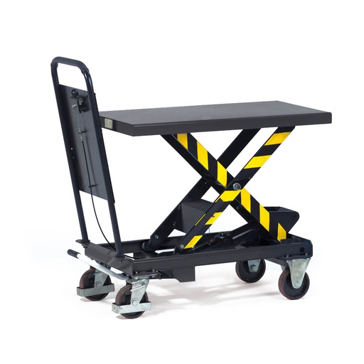 [015662] Mesa elevadora rodante manual serie Ergolift - Dim. plataforma: 1010x520 mm - Carga 500 kgs - gris RAL 7016