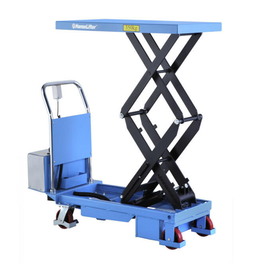 [016048] Mesa elevadora rodante - Traslación manual y elevación electrohidráulica - Carga 500 kg