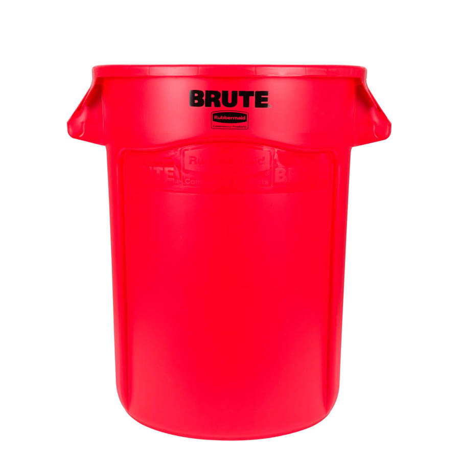 [016057] Contenedor plástico BRUTE de 166,5 lts. para recogida de basuras - Dim.: Ø 610x800h mm - Rojo