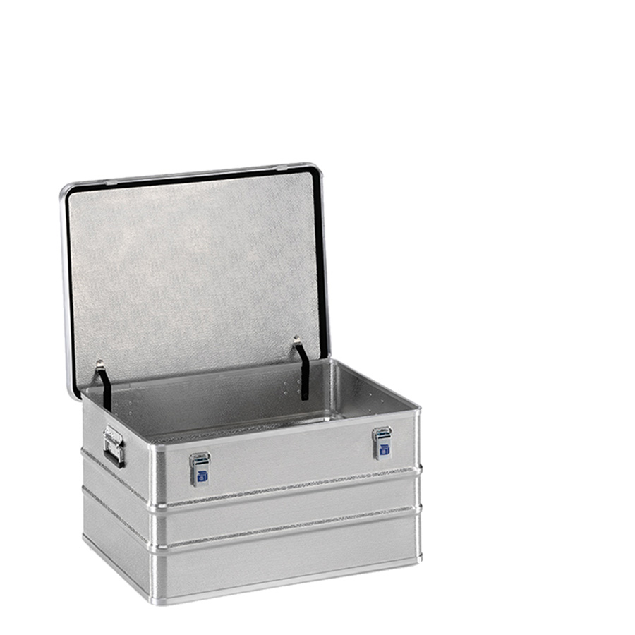 [016634] Arcón de aluminio con tapa, cierres de palanca y asas integradas - Dim.: 788x588x410h mm - Aluminio