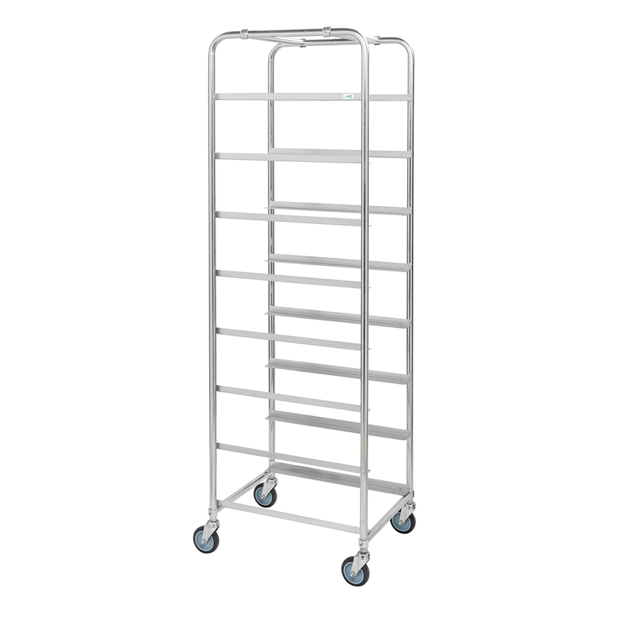 [017285] Carro con guías para 8 cubetas plásticas (cubetas no incluidas) - Dim.: 590x460x1880h mm - Galvanizado