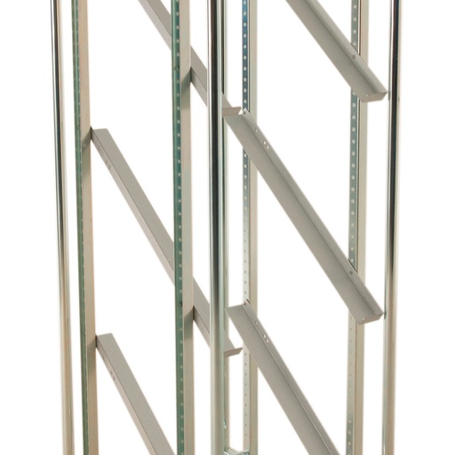 [017294] Par de guías tipo estante para carro confirgurable - Galvanizado