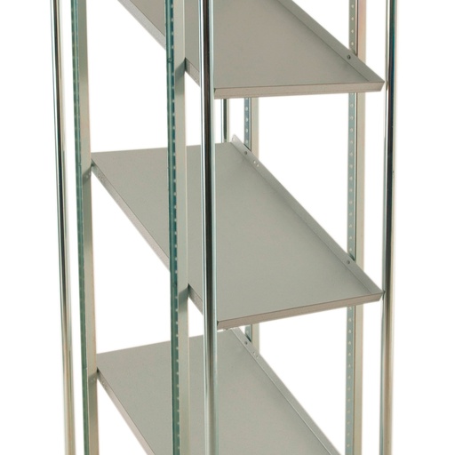 [017295] Estante tipo bandeja para carro confirgurable - Dim.: 592x408x25h mm - Galvanizado