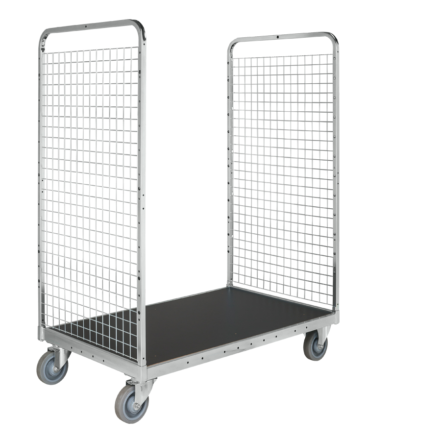 [017801] Carro de malla para picking y distribución vacío (configurable) - Dim. plataforma 1200x800h mm - Galvanizado