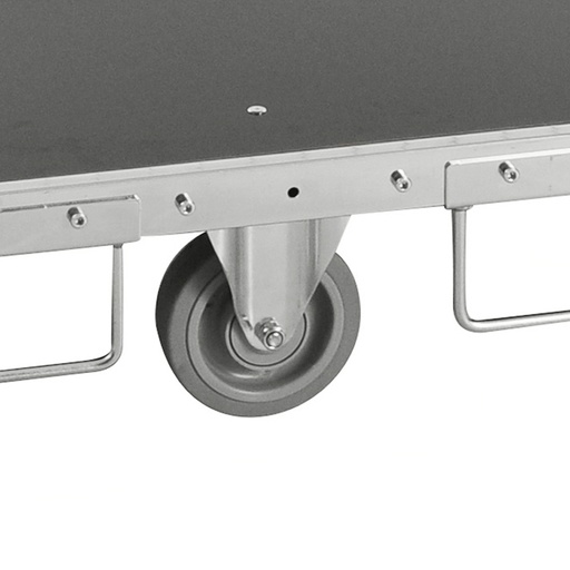 [017802] Par de ruedas adicionales centrales de Ø160 mm para carro de picking 