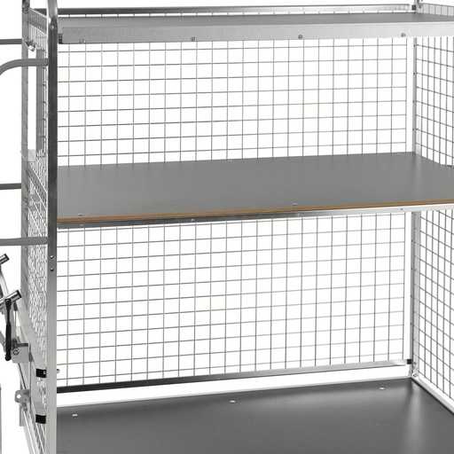 [017803] Rejilla trasera de malla para carro de picking - Dim.: 1285x10x600h mm - Galvanizado