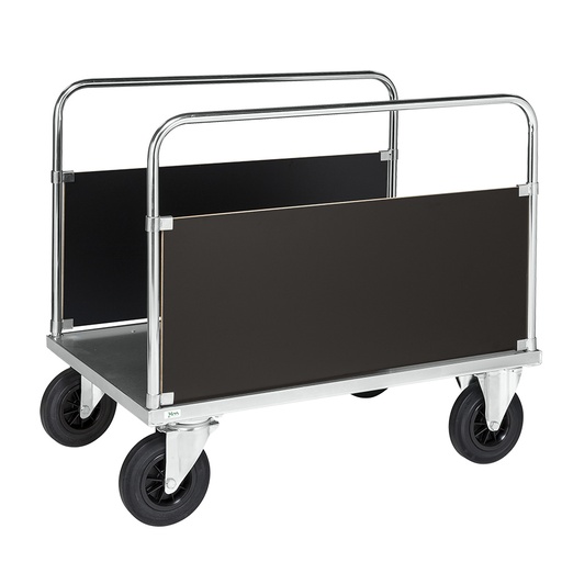 [017882] Carro de plataforma - Dim. plataforma: 1200x730 mm - Galvanizado