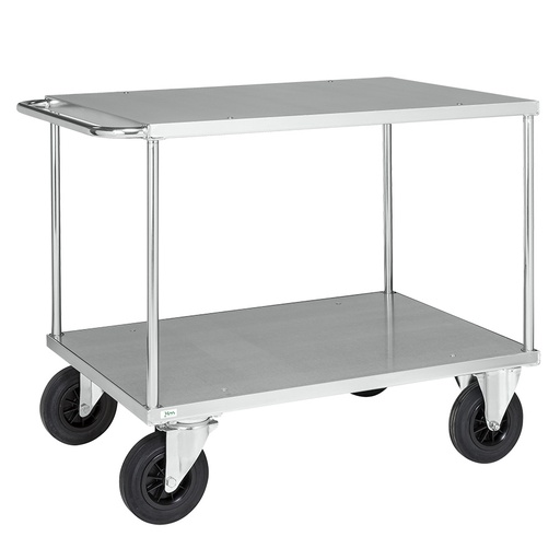 [017884] Carro de plataforma - Dim. plataforma: 1000x700 mm - Galvanizado