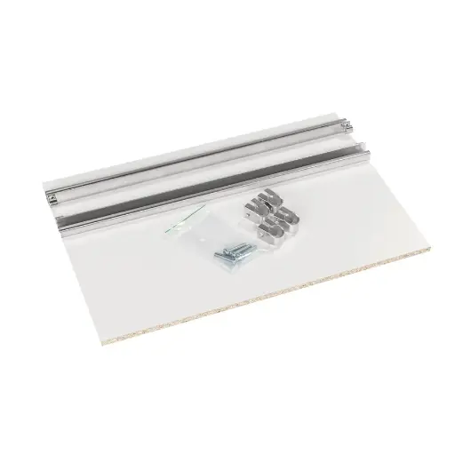 [017981] Estante adicional de madera laminada - Dim.: 997x421x41h mm - Blanco