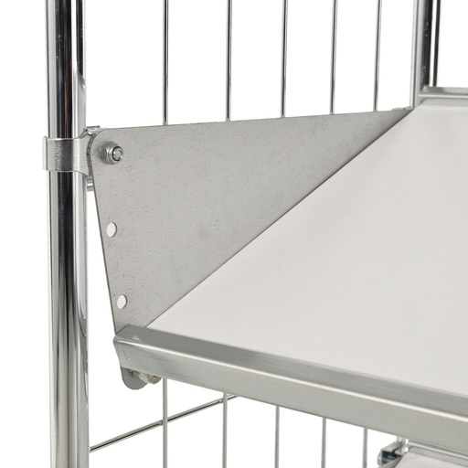 [018073] Accesorio para inclinar estante de carro XL - Dim.: 610x250x10h mm - Galvanizado